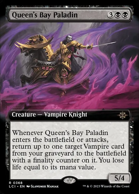 Queen's Bay Paladin, Magic card LCI 368 — The Lost Caverns of Ixalan set