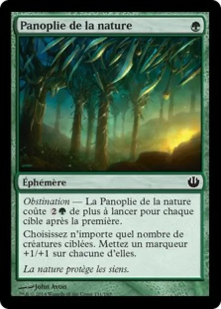 Panoplie de la nature, carte Magic JOU 131 — extension Incursion dans Nyx
