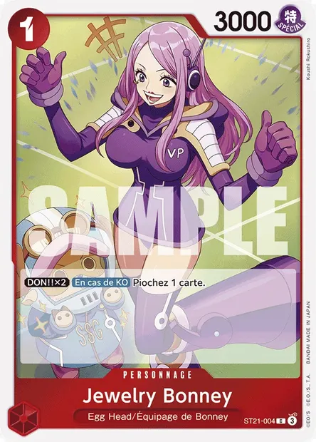 Jewelry Bonney, carte One Piece ST21-004 — extension GEAR 5TH