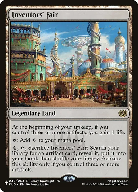 Inventors' Fair, Magic card PLST KLD-247 — The List set