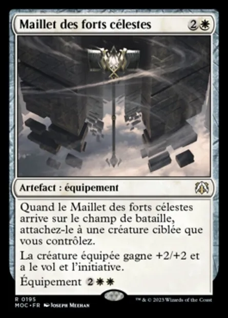 Maillet des forts célestes, carte Magic MOC 195 — extension March of the Machine Commander