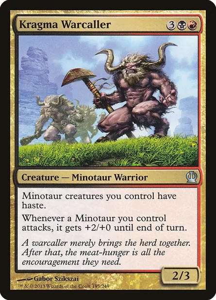 Kragma Warcaller, Magic card THS 195 — Theros set