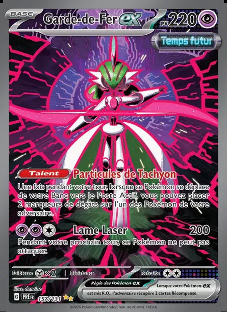 Garde-de-Fer-ex, carte Pokémon PRE 157 — extension Évolutions Prismatiques