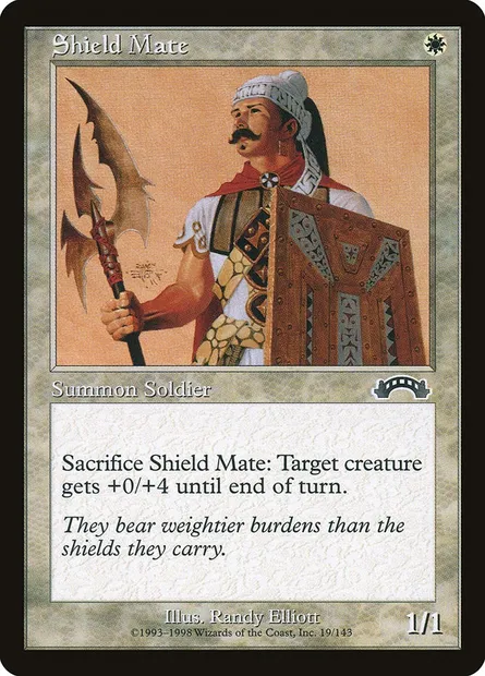 Shield Mate, Magic card EXO 19 — Exodus set