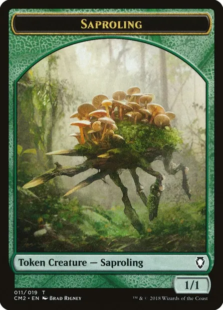 Saproling, Magic card TCM2 11 — Commander Anthology Volume II Tokens set