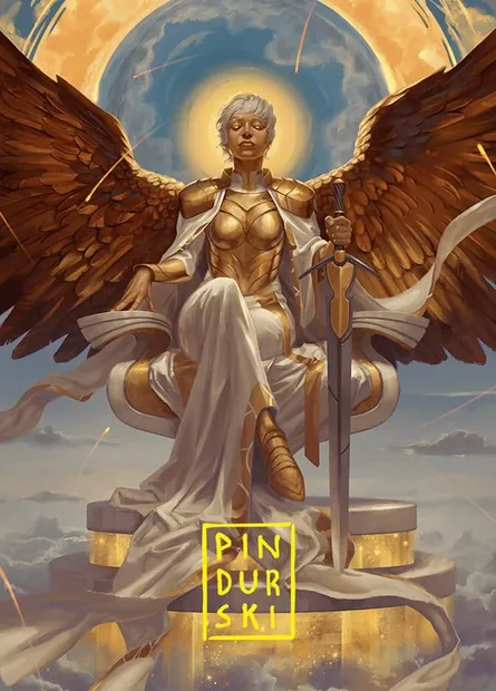 Herald of Eternal Dawn // Herald of Eternal Dawn, carte Magic AFDN 27 — extension Foundations Art Series