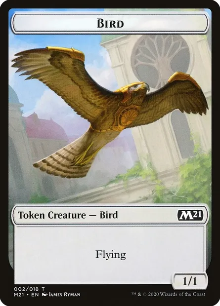Bird, Magic card TM21 2 — Core Set 2021 Tokens set