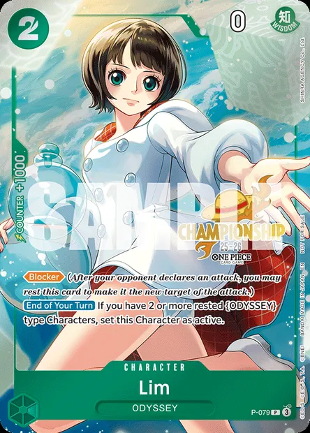 Lim, One Piece card P-079 — Promotion card set