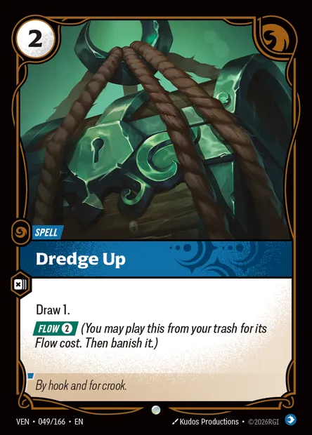 Dredge Up, carte Riftbound VEN 049 — extension Vendetta