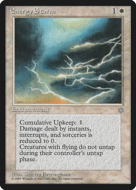 Energy Storm, Magic card ICE 24 — Ice Age set