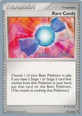 Rare Candy, Pokémon card WCD09 102-2 — World Championship Decks 2009 set