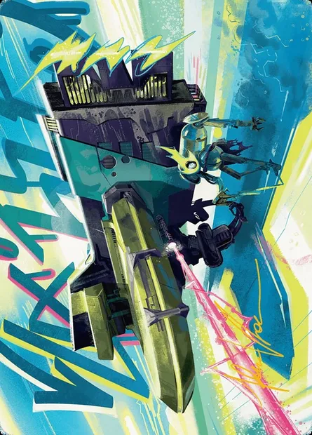 Salvation Engine // Salvation Engine, Magic card ADFT 36 — Aetherdrift Art Series set
