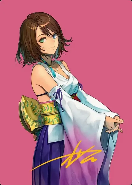 Yuna, Hope of Spira // Yuna, Hope of Spira, carte Magic AFIN 48 — extension Final Fantasy Art Series