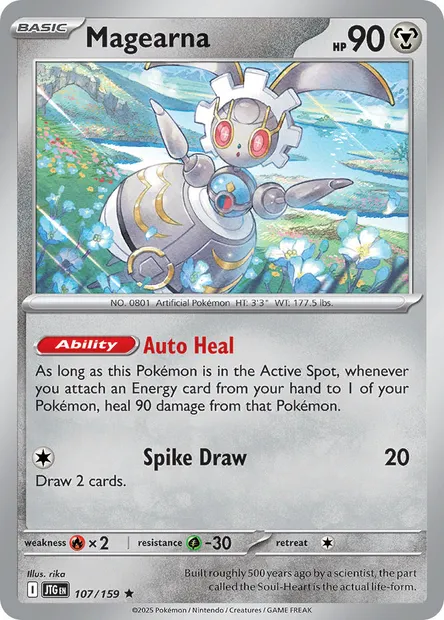 Magearna, Pokémon card JTG 107 — Journey Together set
