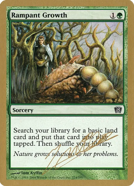 Rampant Growth, Magic card WC04 jn274 — World Championship Decks 2004 set