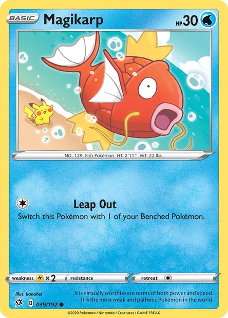 Magikarp, Pokémon card RCL 39 — Rebel Clash set
