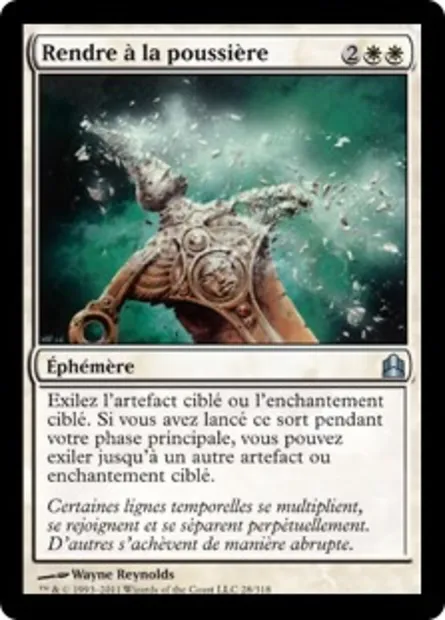 Rendre à la poussière, carte Magic CMD 28 — extension Commander 2011