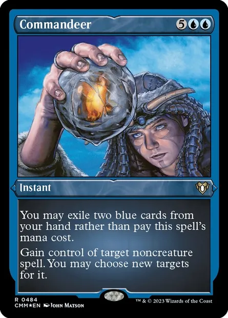 Commandeer, Magic card CMM 484 — Commander Masters set