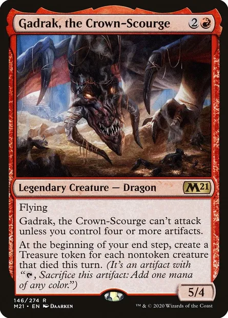 Gadrak, the Crown-Scourge, Magic card M21 146 — Core Set 2021 set