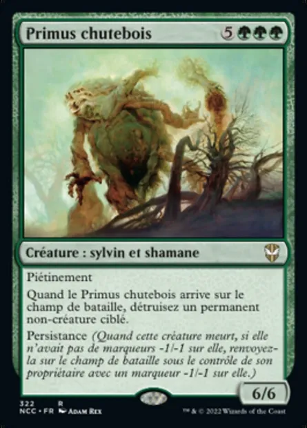 Primus chutebois, carte Magic NCC 322 — extension New Capenna Commander