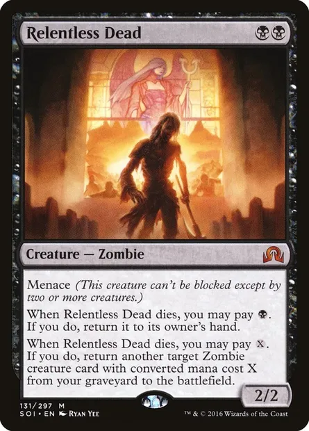 Relentless Dead, Magic card SOI 131 — Shadows over Innistrad set