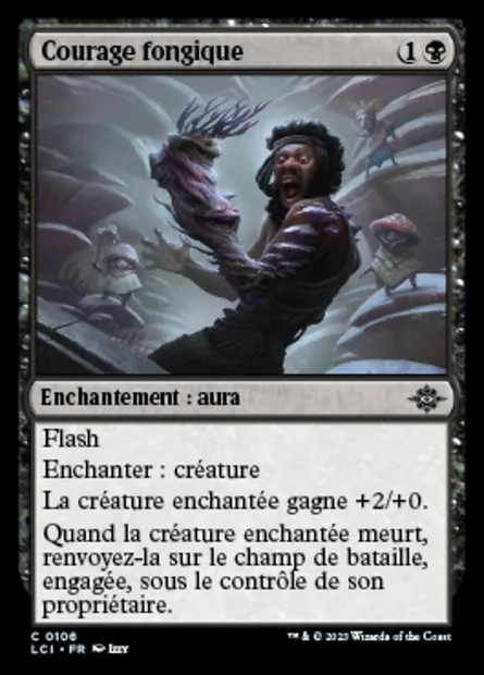 Fungal Fortitude, carte Magic LCI 106 — extension The Lost Caverns of Ixalan