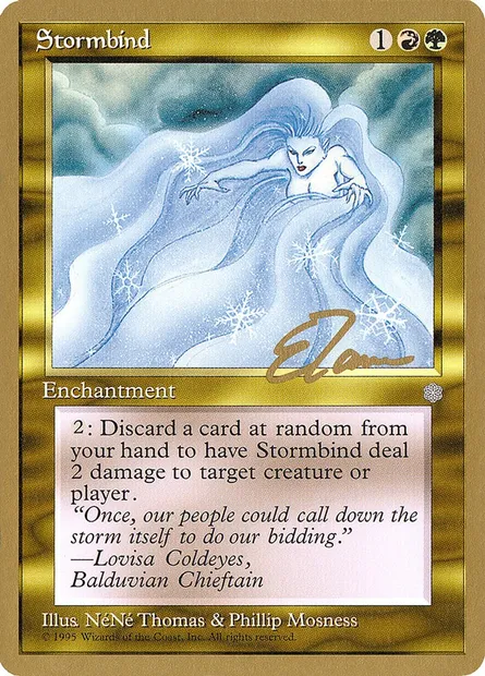 Tourmenteuse, carte Magic PTC et304 — extension Pro Tour Collector Set