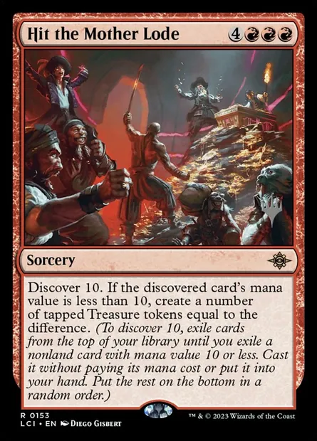 Trouver le filon, carte Magic PLCI 153p — extension The Lost Caverns of Ixalan Promos