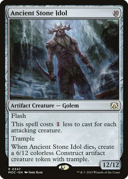 Ancient Stone Idol, Magic card MOC 347 — March of the Machine Commander set