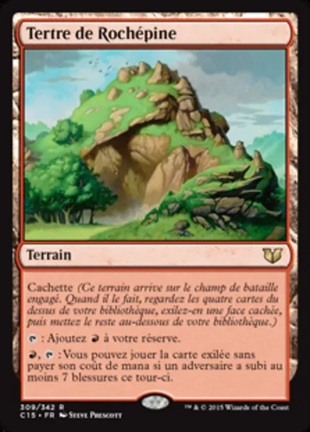 Tertre de Rochépine, carte Magic C15 309 — extension Commander 2015
