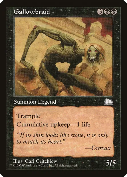 Tressegibet, carte Magic WTH 70 — extension Aquilon