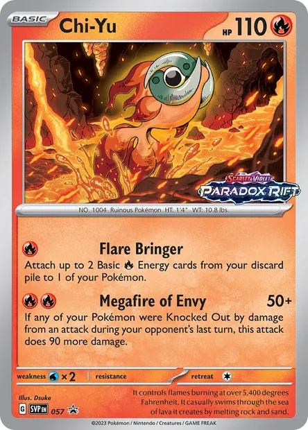 Chi-Yu, Pokémon card PR-SV 057 — SVP Black Star Promos set