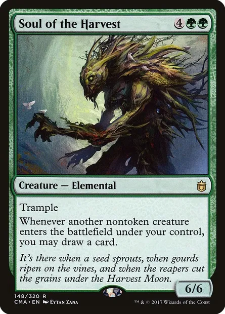 Âme des moissons, carte Magic CMA 148 — extension Commander Anthology