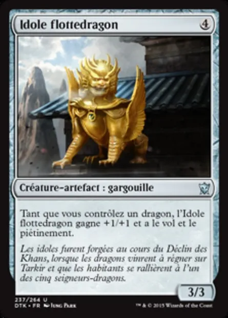Idole flottedragon, carte Magic DTK 237 — extension Les Dragons de Tarkir