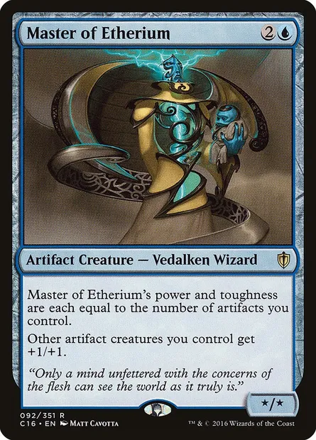 Master of Etherium, Magic card C16 92 — Commander 2016 set