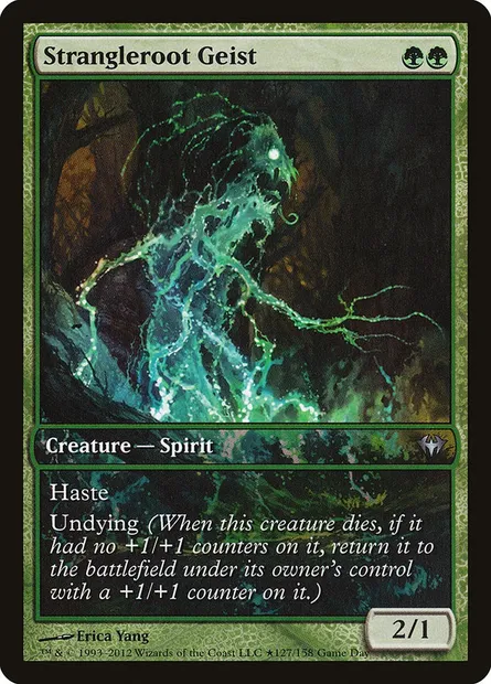 Geist étrangleracine, carte Magic PDKA 127 — extension Dark Ascension Promos
