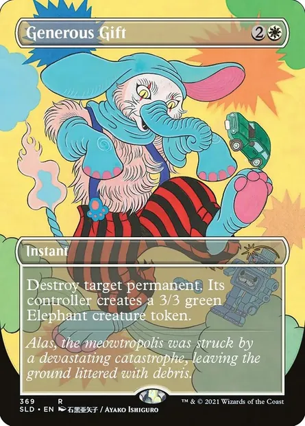 Generous Gift, Magic card SLD 369 — Secret Lair Drop set