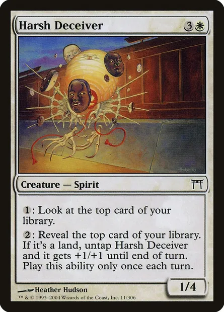 Harsh Deceiver, Magic card CHK 11 — Champions of Kamigawa set