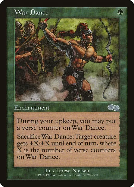 War Dance, Magic card USG 282 — Urza's Saga set