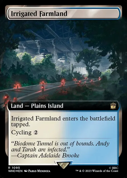 Irrigated Farmland, Magic card WHO 1095 — Doctor Who set