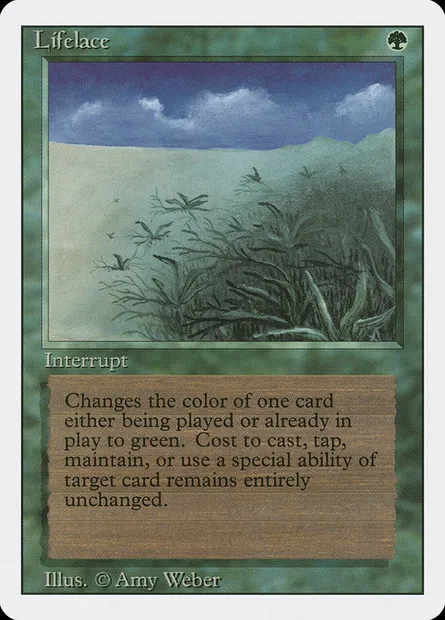 Lifelace, Magic card 3ED 208 — Revised Edition set