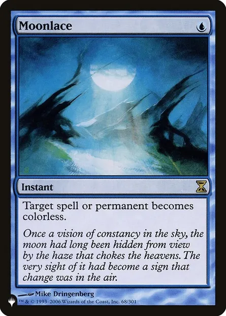 Moonlace, Magic card PLST TSP-68 — The List set