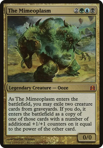The Mimeoplasm, Magic card OCMD 210 — Commander 2011 Oversized set