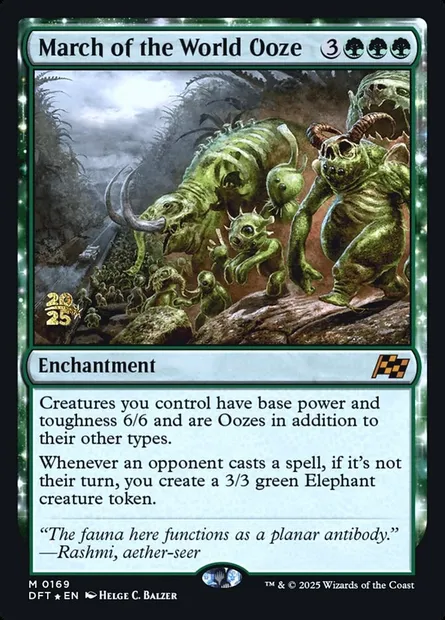Marche du li-monde, carte Magic PDFT 169s — extension Aetherdrift Promos
