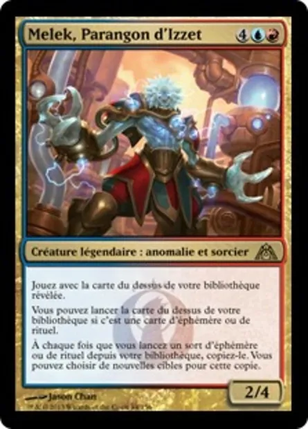 Melek, Parangon d'Izzet, carte Magic DGM 84 — extension Le labyrinthe du dragon