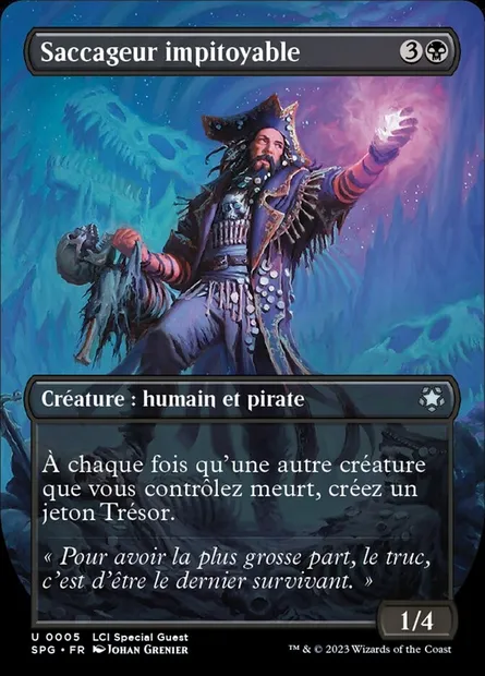 Saccageur impitoyable, carte Magic SPG 5 — extension Special Guests