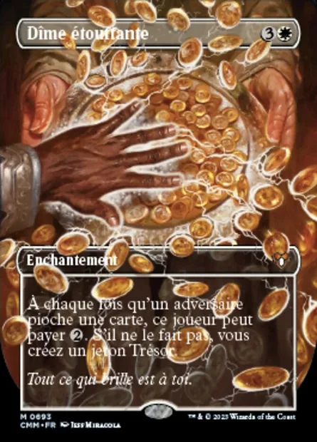 Dîme étouffante, carte Magic CMM 693 — extension Commander Masters