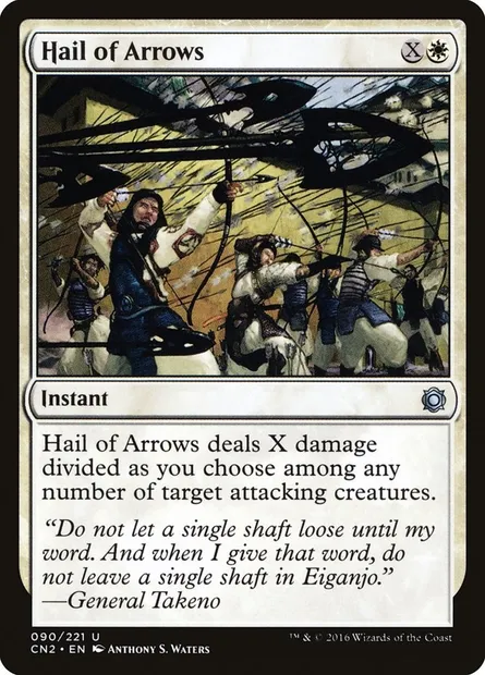 Hail of Arrows, Magic card CN2 90 — Conspiracy: Take the Crown set
