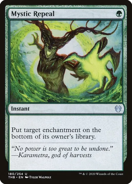 Mystic Repeal, Magic card THB 180 — Theros Beyond Death set