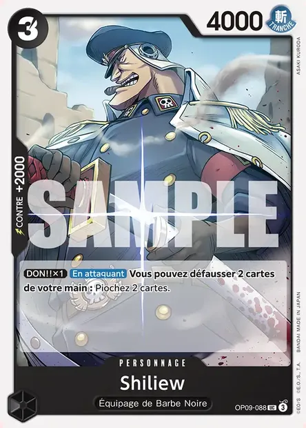 Shiliew, carte One Piece OP09-088 — extension LES NOUVEAUX EMPEREURS
